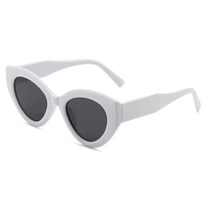 Cat Eye Sunglasses Women Men Designer Triangle Frame Gradient Concave Glasses Leopard Print Travel Punk Eyeglasses Driver UV400