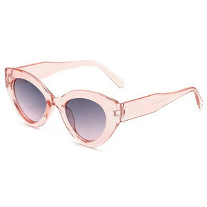 Cat Eye Sunglasses Women Men Designer Triangle Frame Gradient Concave Glasses Leopard Print Travel Punk Eyeglasses Driver UV400