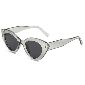 Cat Eye Sunglasses Women Men Designer Triangle Frame Gradient Concave Glasses Leopard Print Travel Punk Eyeglasses Driver UV400