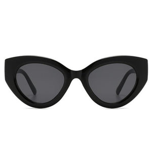 Cat Eye Sunglasses Women Men Designer Triangle Frame Gradient Concave Glasses Leopard Print Travel Punk Eyeglasses Driver UV400