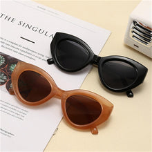 Load image into Gallery viewer, Cat Eye Sunglasses Women Men Designer Triangle Frame Gradient Concave Glasses Leopard Print Travel Punk Eyeglasses Driver UV400