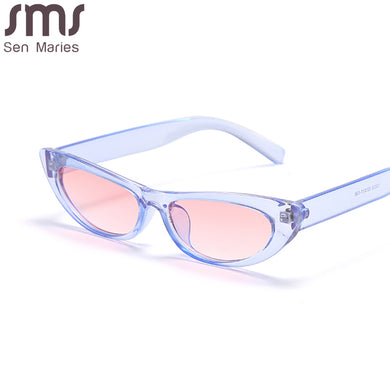 Cat Eye Sunglasses Women Men Punk Sun Glasses UV400 Driving Shades Small Retro Ladies Candy Color Eyewear Gafas De Sol