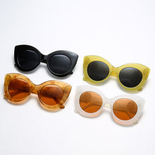 Load image into Gallery viewer, Cat Eye Sunglasses Women Oversized Sun Glasses Pearl UV400 Goggle Shades Big Frames Ladies Eyewear Gafas De Sol