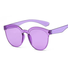 Load image into Gallery viewer, Cat Eye Sunglasses Women Retro Mirror Black Pink Purple Sun Glasses Female Vintage Oculos De Sol Feminino UV400 Points