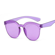 Load image into Gallery viewer, Cat Eye Sunglasses Women Retro Mirror Black Pink Purple Sun Glasses Female Vintage Oculos De Sol Feminino UV400 Points