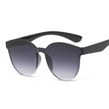 Load image into Gallery viewer, Cat Eye Sunglasses Women Retro Mirror Black Pink Purple Sun Glasses Female Vintage Oculos De Sol Feminino UV400 Points