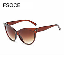 Load image into Gallery viewer, Cat Eye Sunglasses Women Sunglasses Sexy UV400 Sun Glasses Gradient Lens Plastic Female Eyewear  Sunglasses