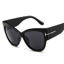 Load image into Gallery viewer, Cat Eye Sunglasses Women Vintage Brand Black Shades Gradient Sun Glasses Female Cool One Piece Designer Oculos De Sol Feminino