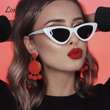 Load image into Gallery viewer, Cat Eye Sunglasses Women Vintage Brand Design Leopard Sunglasses Retro Sexy Ladies Triangle Glasses 2023 Gafas De Sol Mujer