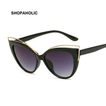 Load image into Gallery viewer, Cat Eye Sunglasses Women Vintage Butterfly Mirror Sun Glasses Female Retro Summer Style Metal Eyeglasses