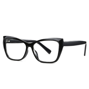 Cat Eye TR90 Optical Frame Glasses Anti-Blue Light Blocking Trend Full Frame Lens Prescription Glasses Computer Glass Eyeglasses