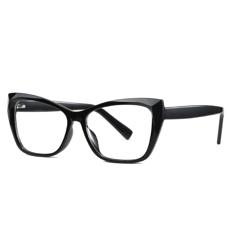 Cat Eye TR90 Optical Frame Glasses Anti-Blue Light Blocking Trend Full Frame Lens Prescription Glasses Computer Glass Eyeglasses
