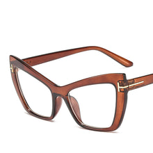 Load image into Gallery viewer, Cat Eye Vintage Glasses Women Men Square Clear Glasses Optical Eyeglasses Frame Transparent Lens Spectacle Frame