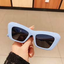 Load image into Gallery viewer, Cat Eye Vintage Sunglasses Women Men Rectangle Retro Brand Designer Sun Glasses Female Male Eyewear Steampunk Oculos De Sol
