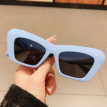 Load image into Gallery viewer, Cat Eye Vintage Sunglasses Women Men Rectangle Retro Brand Designer Sun Glasses Female Male Eyewear Steampunk Oculos De Sol