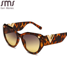 Load image into Gallery viewer, Cat Eye Vintage Sunglasses Women Men Retro Sun Glasses Women Punk Eyeglasses Steampunk Shades Eyewear Small Shades UV400