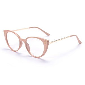 Cat Eye Women Eyeglasses Spectacle Anti-Blue Light Optical Eye Glasses Frame Myopia Prescription Classic Men Computer 2022