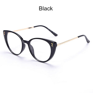 Cat Eye Women Eyeglasses Spectacle Anti-Blue Light Optical Eye Glasses Frame Myopia Prescription Classic Men Computer 2022