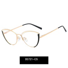 Load image into Gallery viewer, Cat Eye Women Optical Eyeglasses Frame Prescription Eyewear Full Rim Alloy Blue Light Blocking Spectacles UV400