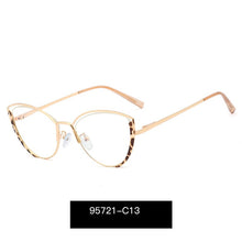 Load image into Gallery viewer, Cat Eye Women Optical Eyeglasses Frame Prescription Eyewear Full Rim Alloy Blue Light Blocking Spectacles UV400