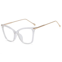 Load image into Gallery viewer, Cat Eye Women Men Computer Glasses Frames Optical Anti Blue Light Transparent Gaming Glasses Eyewear