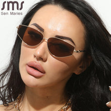 Load image into Gallery viewer, Cat Eye Women Sunglasses 2023 Punk Small Frames Sun Glasses Female  Steampunk Vintage Sunglasses Retro Gafas De Sol