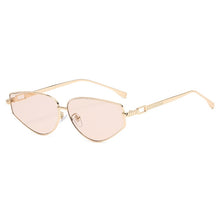 Load image into Gallery viewer, Cat Eye Women Sunglasses 2023 Punk Small Frames Sun Glasses Female  Steampunk Vintage Sunglasses Retro Gafas De Sol