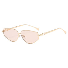 Load image into Gallery viewer, Cat Eye Women Sunglasses 2023 Punk Small Frames Sun Glasses Female  Steampunk Vintage Sunglasses Retro Gafas De Sol