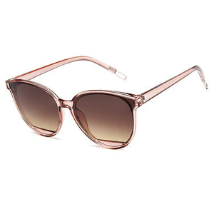 Cat Eye Women Sunglasses Brand Eyeglasses Retro Mirror Eyewear Plastic Gradient Sun Glasses Female UV400 Feminino Gafas De Sol