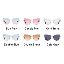 Load image into Gallery viewer, Cat Eye Women Sunglasses  Black Transparent Female Sun Glasses Oculos Feminino De Sol Zonnebril Dames