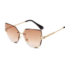 Load image into Gallery viewer, Cat Eye Women Sunglasses  Black Transparent Female Sun Glasses Oculos Feminino De Sol Zonnebril Dames