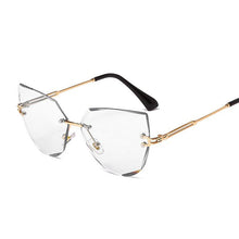 Load image into Gallery viewer, Cat Eye Women Sunglasses  Black Transparent Female Sun Glasses Oculos Feminino De Sol Zonnebril Dames