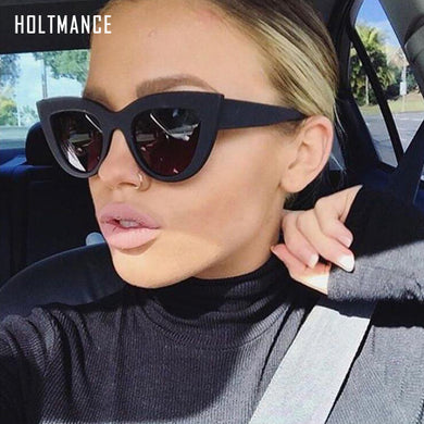 Cat Eye Women Sunglasses Men Brand Designer Vintage Sexy Sun Glasses for Female Male Retro Black Mirror Eyewear Oculos