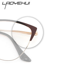 Load image into Gallery viewer, Cat Eye Women&#39;s Computer Glasses Female Eyeglasses Frames For Women Spectacles Ladies Round Decorative Prescription Glasses NEW