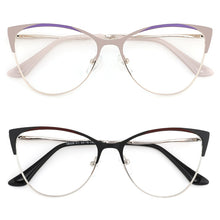 Load image into Gallery viewer, Cat Eye Women&#39;s Computer Glasses Female Eyeglasses Frames For Women Spectacles Ladies Round Decorative Prescription Glasses NEW