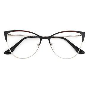 Cat Eye Women's Computer Glasses Female Eyeglasses Frames For Women Spectacles Ladies Round Decorative Prescription Glasses NEW