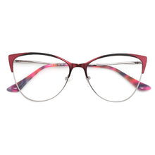 Load image into Gallery viewer, Cat Eye Women&#39;s Computer Glasses Female Eyeglasses Frames For Women Spectacles Ladies Round Decorative Prescription Glasses NEW