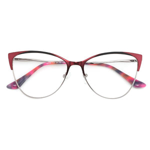 Cat Eye Women's Computer Glasses Female Eyeglasses Frames For Women Spectacles Ladies Round Decorative Prescription Glasses NEW