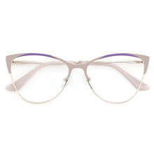 Load image into Gallery viewer, Cat Eye Women&#39;s Computer Glasses Female Eyeglasses Frames For Women Spectacles Ladies Round Decorative Prescription Glasses NEW