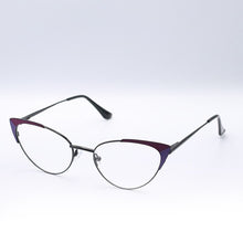 Carica l&#39;immagine nel visualizzatore di Gallery, Occhiali da vista da donna Cat Eye con montatura Occhiali finti femminili senza diottrie Marchio di occhiali da vista ottici 