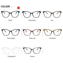 Carica l&#39;immagine nel visualizzatore di Gallery, Cat Eye glasses Frame Women Retro Black Clear Optical Glasses Frame Spectacle Gafas oculos eyewear Transparent fake glasses 2022