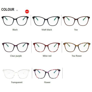 Cat Eye glasses Frame Women Retro Black Clear Optical Glasses Frame Spectacle Gafas oculos eyewear Transparent fake glasses 2022