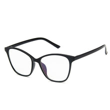 Carica l&#39;immagine nel visualizzatore di Gallery, Cat Eye glasses Frame Women Retro Black Clear Optical Glasses Frame Spectacle Gafas oculos eyewear Transparent fake glasses 2022