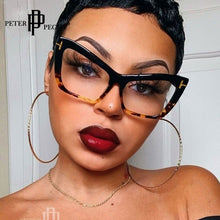 Load image into Gallery viewer, Cat Eye prescription Frames Glasses Women Retro Optics Spectacle Frame Personality  Eyeglasses  Brand Clear Lens