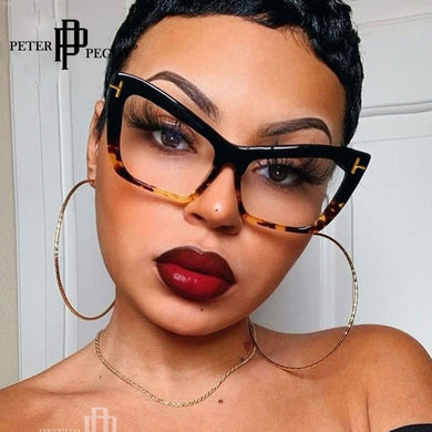 Cat Eye prescription Frames Glasses Women Retro Optics Spectacle Frame Personality Eyeglasses  Brand Designer