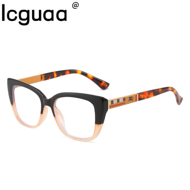 Cat Eyes Computer Montatura da vista Donna Uomo 2023 Square Brand Designer Protezione UV400 Occhiali a luce blu 