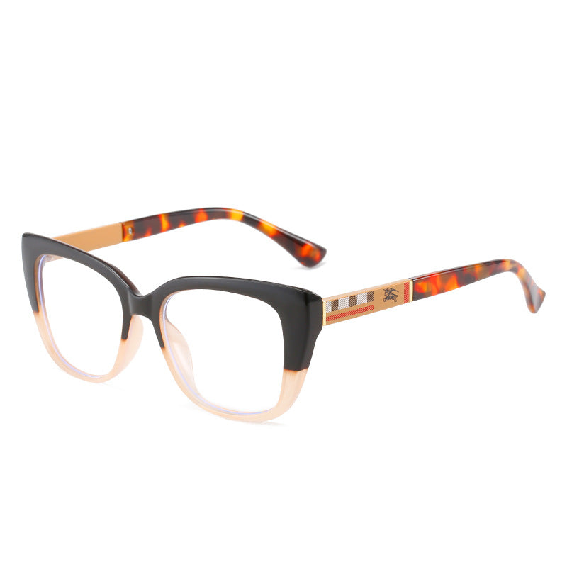 Cat Eyes Computer Montatura da vista Donna Uomo 2023 Square Brand Designer Protezione UV400 Occhiali a luce blu 