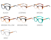 Carica l&#39;immagine nel visualizzatore di Gallery, Cat Eyes Computer Montatura da vista Donna Uomo 2023 Square Brand Designer Protezione UV400 Occhiali a luce blu 