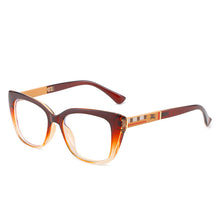 Carica l&#39;immagine nel visualizzatore di Gallery, Cat Eyes Computer Montatura da vista Donna Uomo 2023 Square Brand Designer Protezione UV400 Occhiali a luce blu 