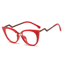 Carica l&#39;immagine nel visualizzatore di Gallery, Occhi di gatto Occhiali Telaio Donne 2023 Occhiali da vista in metallo Montatura da vista Occhiali da vista per le donne Oculos De Grau Feminino 